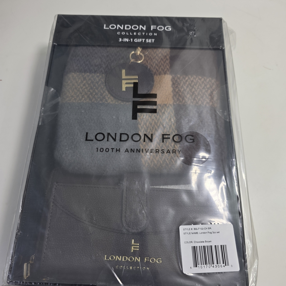 London Fog Black and Brown 3-in-1 Gift Set